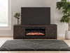 Cayboni 71" TV Stand with Electric Fireplace - Sigrist Furniture (Sturgis,MI)
