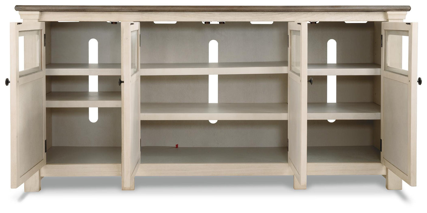 Bolanburg 74" TV Stand - Sigrist Furniture (Sturgis,MI)