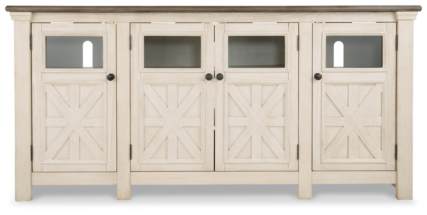 Bolanburg 74" TV Stand - Sigrist Furniture (Sturgis,MI)