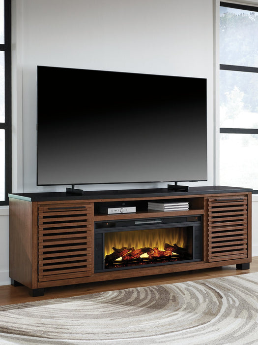 Kallari 84" TV Stand with Electric Fireplace
