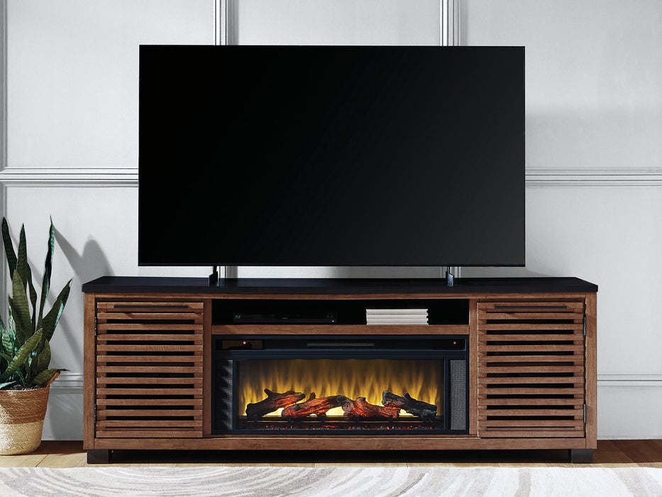 Kallari 84" TV Stand with Electric Fireplace - Sigrist Furniture (Sturgis,MI)