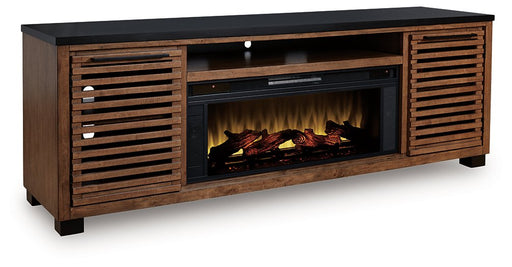 Kallari 84" TV Stand with Electric Fireplace - Sigrist Furniture (Sturgis,MI)