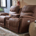 Trouper Power Reclining Loveseat w/ Headrest & Console