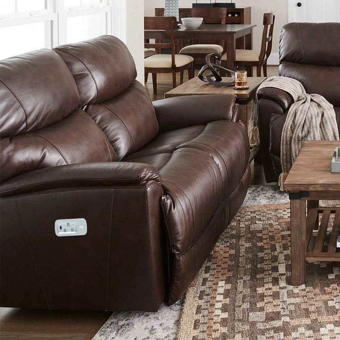 Trouper Power Reclining Loveseat w/ Headrest & Lumbar