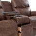 James Reclining Loveseat w/ Console
