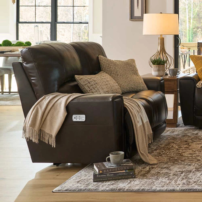 Cassian Power Reclining Loveseat w/ Headrest & Lumbar