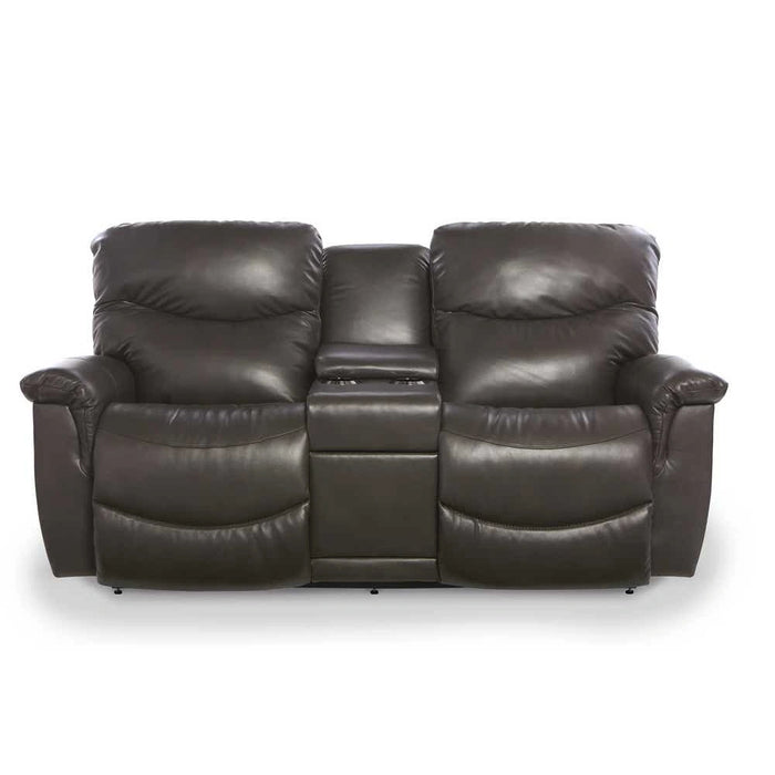 James Reclining Loveseat w/ Console