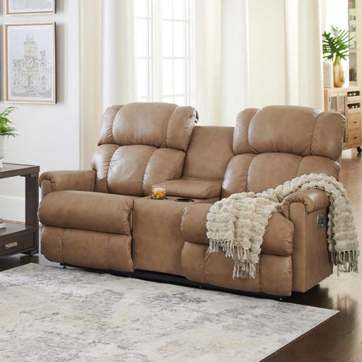 Pinnacle Power Wall Reclining Loveseat w/ Headrest & Console
