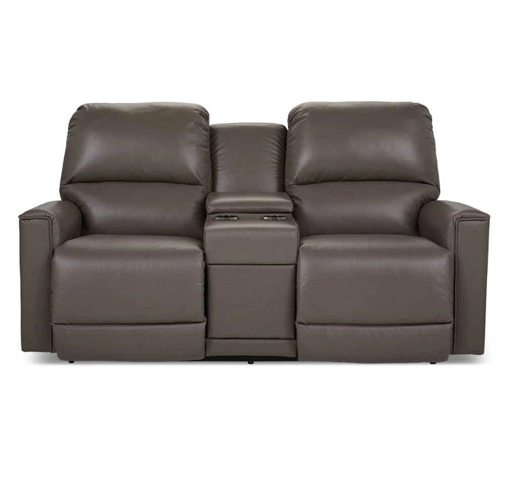 Cade Power Reclining Loveseat w/ Headrest, Lumbar & Console