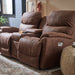 Trouper Power Reclining Loveseat w/ Headrest, Lumbar & Console