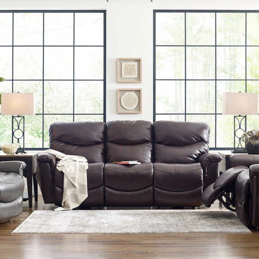James Power Reclining Sofa w/ Headrest & Lumbar