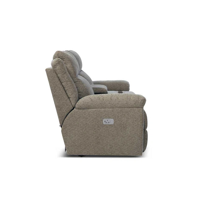 Joel Power Reclining Loveseat w/ Headrest, Lumbar & Console