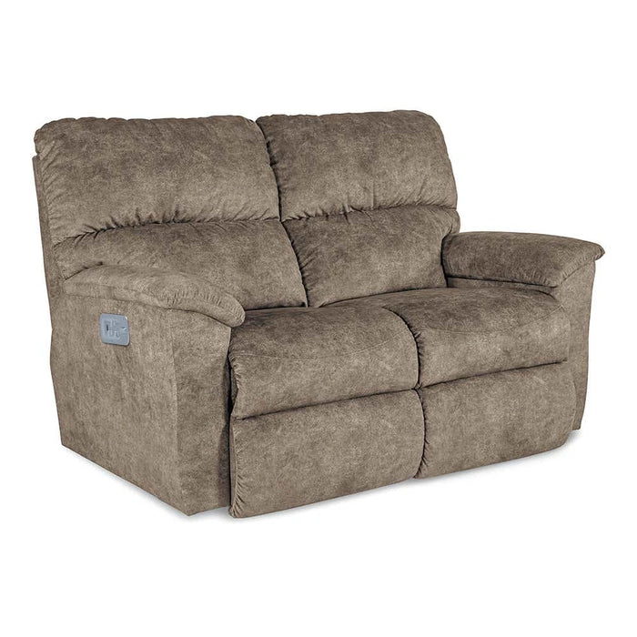 Brooks Power Reclining Loveseat w/ Headrest & Lumbar