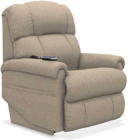 La-Z-Boy Pinnacle Platinum Pumice Power Lift Recliner - Sigrist Furniture (Sturgis,MI)