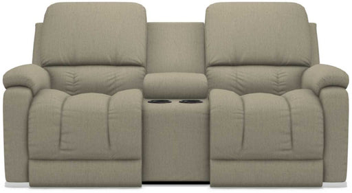 La-Z-Boy Greyson Teak Power Recline La-Z-Time Full Reclining Console Loveseat - Sigrist Furniture (Sturgis,MI)