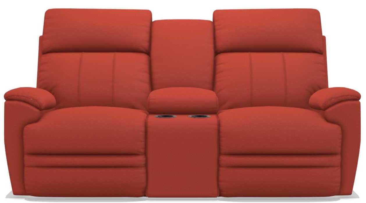 La-Z-Boy Talladega Persimmon Power Reclining Loveseat with Console - Sigrist Furniture (Sturgis,MI)