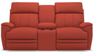 La-Z-Boy Talladega Persimmon Power Reclining Loveseat with Console - Sigrist Furniture (Sturgis,MI)