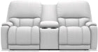 La-Z-Boy Greyson Muslin Power Reclining Loveseat with Headrest And Console - Sigrist Furniture (Sturgis,MI)