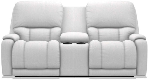 La-Z-Boy Greyson Muslin Power Reclining Loveseat with Headrest And Console - Sigrist Furniture (Sturgis,MI)