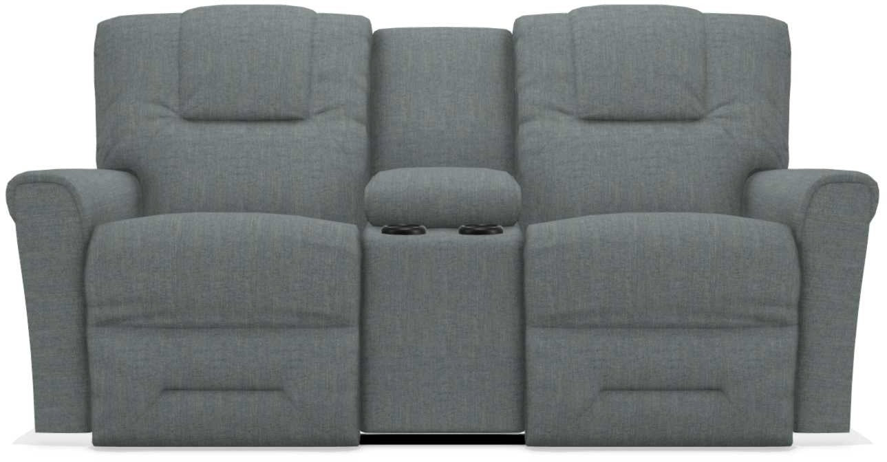 La-Z-Boy Easton Stonewash Power Reclining Loveseat with Headrest And Console - Sigrist Furniture (Sturgis,MI)