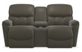 La-Z-Boy Kipling Tar Power Reclining Loveseat With Headrest and Console - Sigrist Furniture (Sturgis,MI)