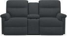 La-Z-Boy Jay PowerRecline La-Z-Time Denim Reclining Loveseat and Console - Sigrist Furniture (Sturgis,MI)