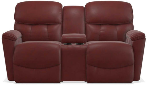 La-Z-Boy Kipling Wine La-Z-Time Power-Recline� Reclining Loveseat With Power Headrest and Console - Sigrist Furniture (Sturgis,MI)