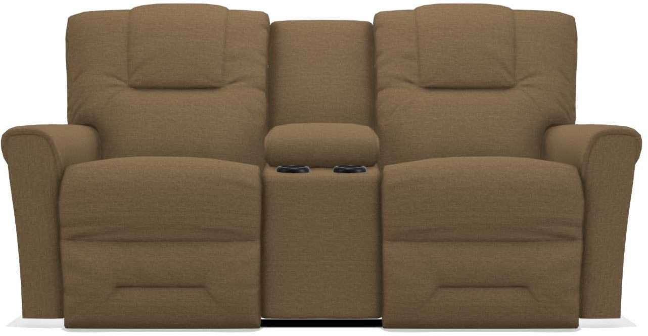 La-Z-Boy Easton Moccasin Power Reclining Loveseat with Headrest And Console - Sigrist Furniture (Sturgis,MI)