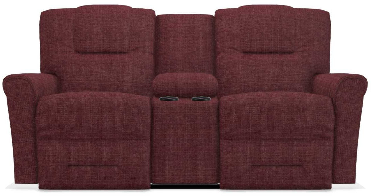 La-Z-Boy Easton Cherry Power Reclining Loveseat with Headrest And Console - Sigrist Furniture (Sturgis,MI)