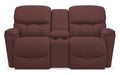 La-Z-Boy Kipling Burgundy Power Reclining Loveseat With Console - Sigrist Furniture (Sturgis,MI)