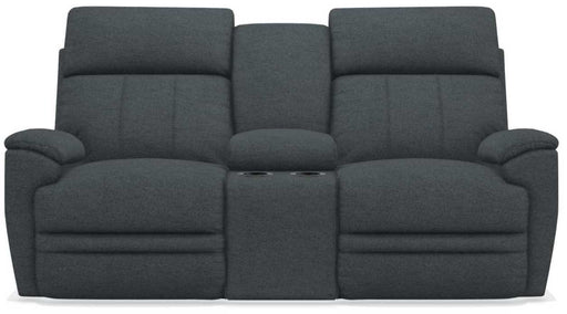 La-Z-Boy Talladega Denim Power Reclining Loveseat with Console - Sigrist Furniture (Sturgis,MI)