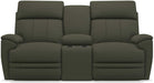 La-Z-Boy Talladega Charcoal La-Z-Time Full Reclining Loveseat With Console - Sigrist Furniture (Sturgis,MI)