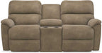 La-Z-Boy Brooks Mushroom Reclining Loveseat With Console - Sigrist Furniture (Sturgis,MI)