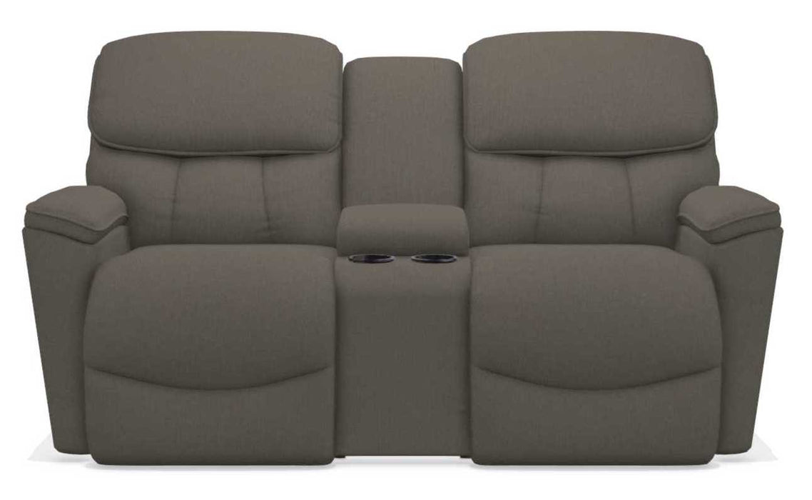 La-Z-Boy Kipling Granite Power Reclining Loveseat With Console - Sigrist Furniture (Sturgis,MI)