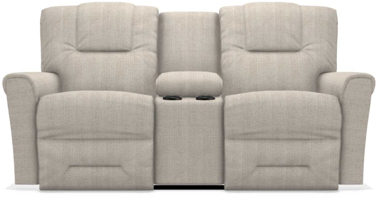 La-Z-Boy Easton Buff Power Reclining Loveseat with Headrest And Console - Sigrist Furniture (Sturgis,MI)