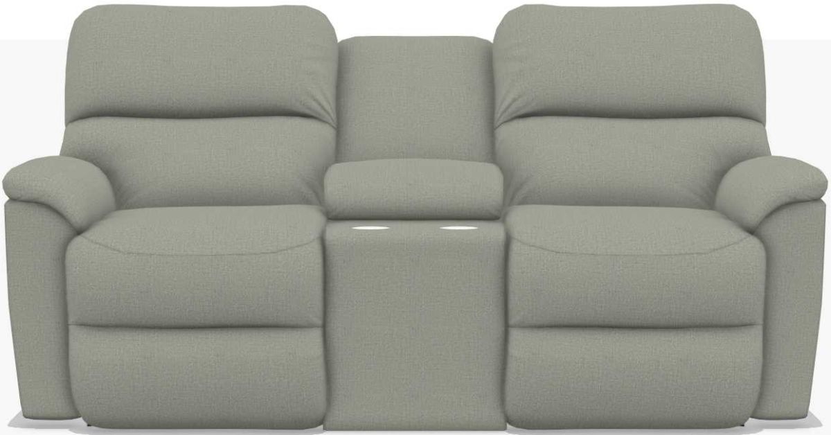 La-Z-Boy Brooks Tranquil Reclining Loveseat With Console