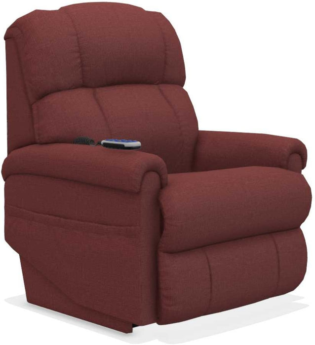 La-Z-Boy Pinnacle Platinum Merlot Power Lift Recliner - Sigrist Furniture (Sturgis,MI)