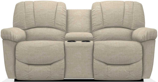 La-Z-Boy Hayes Eggshell La-Z-Time Power-Recline� Console Loveseat with Power Headrest - Sigrist Furniture (Sturgis,MI)