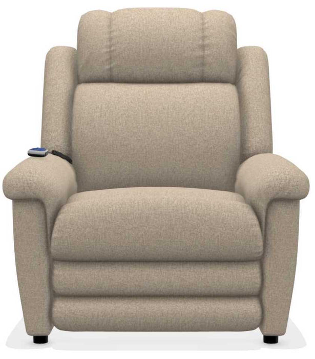 La-Z-Boy Clayton Teak Gold Power Lift Recliner with Massage and Heat - Sigrist Furniture (Sturgis,MI)