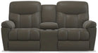 La-Z-Boy Morrison Tar Power Reclining Loveseat with Console - Sigrist Furniture (Sturgis,MI)