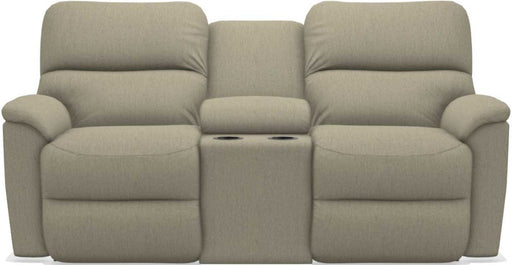 La-Z-Boy Brooks Teak Reclining Loveseat With Console - Sigrist Furniture (Sturgis,MI)