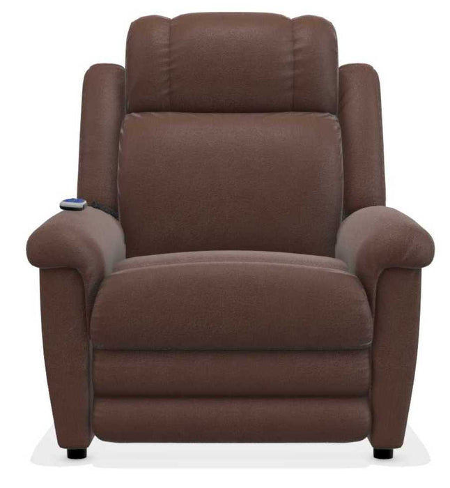 La-Z-Boy Clayton Sable Gold Power Lift Recliner with Massage and Heat - Sigrist Furniture (Sturgis,MI)