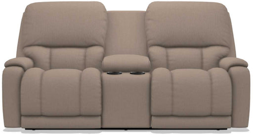 La-Z-Boy Greyson Cashmere Power Reclining Loveseat with Headrest And Console - Sigrist Furniture (Sturgis,MI)