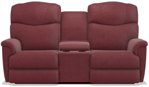 La-Z-Boy Lancer Vermillion Power Reclining Loveseat with Headrest and Console - Sigrist Furniture (Sturgis,MI)