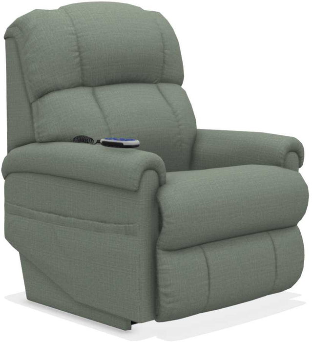 La-Z-Boy Pinnacle Platinum Jade Power Lift Recliner - Sigrist Furniture (Sturgis,MI)