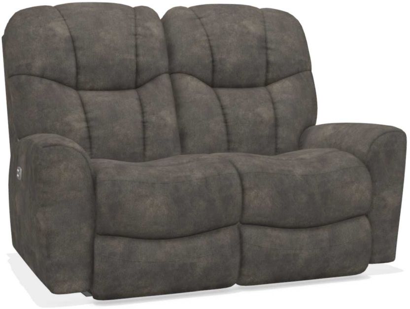 La-Z-Boy Rori Smoke Power Reclining Loveseat w/ Headrest - Sigrist Furniture (Sturgis,MI)