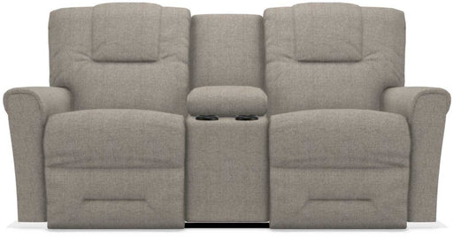 La-Z-Boy Easton Pewter Power Reclining Loveseat with Headrest And Console - Sigrist Furniture (Sturgis,MI)