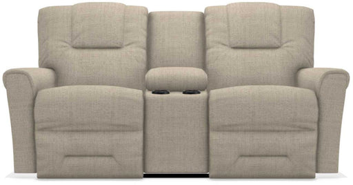 La-Z-Boy Easton PowerRecline La-Z-Time Fawn Reclining Console Loveseat - Sigrist Furniture (Sturgis,MI)