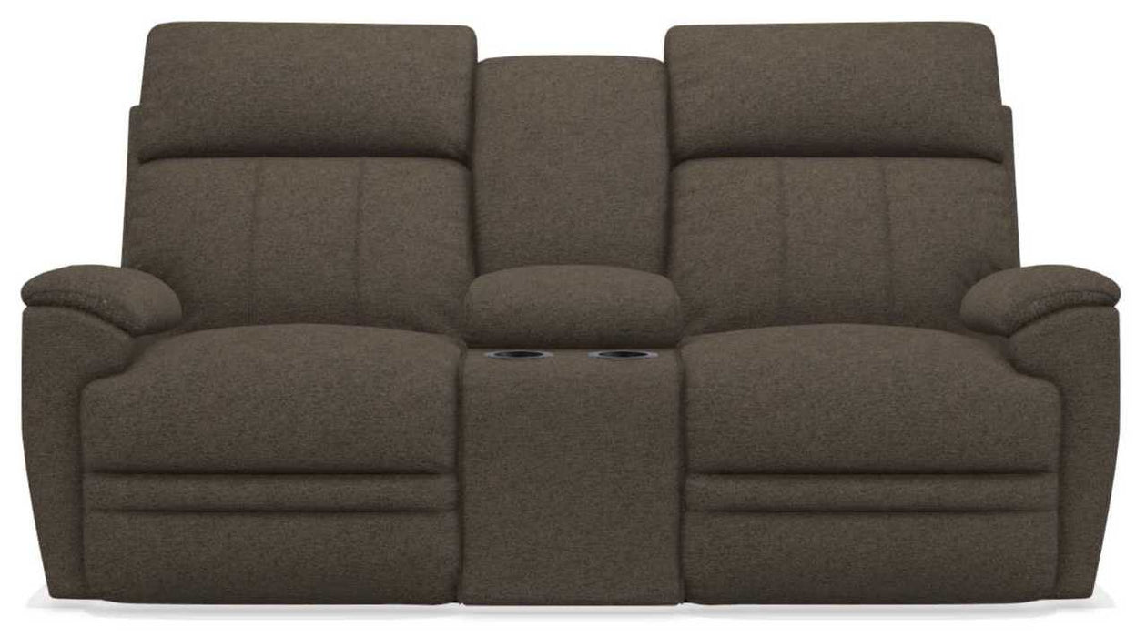 La-Z-Boy Talladega Java Power Reclining Loveseat with Console - Sigrist Furniture (Sturgis,MI)