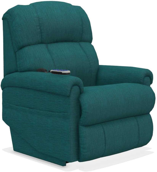 La-Z-Boy Pinnacle Platinum Turquoise Power Lift Recliner - Sigrist Furniture (Sturgis,MI)